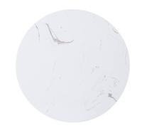 Tcrogsciss Round Marble Tray Cheese Board Cheese Platter White 7.8''