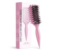 Tcsxady Curl Defining Brush,2025 Curly Hair Brush Vented Hair Brush for Effortlessly Defined Curls, Waves & Coils, Wet & Dry Hai，Reduces Frizz