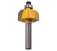 TCT Bearing Cove Box Router Bit 22mm D 6.3mm Radius Cutting Tool 1/4 Shank