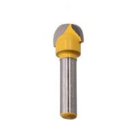TCT Cove Box Router Bit 12.7mm D 6.3mm Radius Cutter Cutting Tool 1/4 Shank