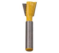 TCT Dovetail Joint Router Bit 12.7mm D 14 Degree Angle Cutting Tool 1/4 Shank