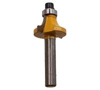 TCT Round Over Router Bit Bearing Guided Cutter 22mm D 6.3mm R 1/4 Shank