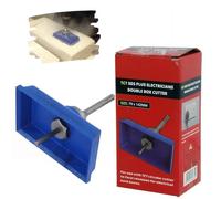TCT SDS Plus Double Socket Box Cutter - 79 × 142mm Electricians Back Box Cutter for Block & Soft Brick Walls