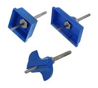 TCT SDS Plus Electricians Box Cutter Masonry Single Double Socket Back Box Circular Square Rectangle (Set of 3)