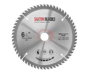 TCT16560T TCG Saxton TCT Circular Saw Blade 165mm x 60T x 20mm Bore (16mm ring) Aluminium Laminate Hardwood