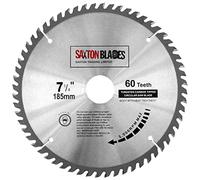 TCT18560T Saxton TCT Circular Wood Saw Blade 185mm x 30mm Bore x 60T for Bosch Makita Dewalt Fits 190mm Saws
