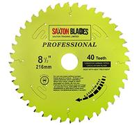 TCT21640TPRO Saxton Professional Range TCT Circular Saw Blade 216mm x 40T x 30mm Bore, 16, 20, 25mm Reduction Rings