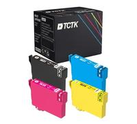 TCTK Ink Cartridges 16XL 16XL 4-pack CMYK compatible with Epson WorkForce WF-2010 W, for WorkForce WF-2110 W, for WF-2500, for WF-2510 WF, replaces C13T16314012
