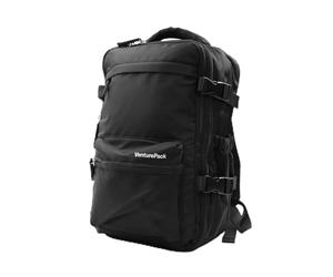 TCTNT VenturePack Vacuum Travel Backpack, 40x30x25cm, Ryanair Easyjet, Vacuum Compression Technology, Multiple Storage Compartments, Cabin-Approved for Budget Airlines USB-C PUMP Included