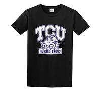 TCU Horned Frogs Casual Men Adult Short Sleeve Black XL
