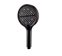 TCVCTNMZTX 15CM Big Panel Massage Spa Pressurized Shower Head 7 Modes High Pressure Rainfall One-Key Stop Handheld Showerhead Shower head(A)