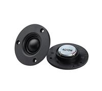 TCVCTNMZTX 3 Inch 74mm Silk Dome Membrane Tweeter Speaker Units Small Neodymium 4 Ohm 15W Treble Portable Loudspeaker Horn DIY 2PCS Portable speaker(8 ohm)