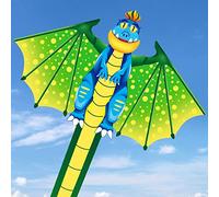 Tcvents Huge Kites for Kids Ages 4-8 Easy to Fly, Dinosaurs Kites for Children & Adults with Long Tail, Outdoor Activites Beach Games for Beginners, Boys and Girls