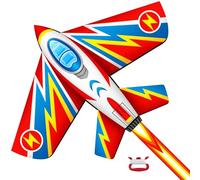 Tcvents Kite for Children, Kite for Kids Ages 4-8 Easy to Fly, Red/blue | Kites with Long Tail for Children Adult, Beach Park Outdoor Activities Games & Family Trip
