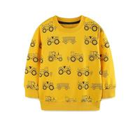 TCWWBB Boys Jumper Sweatshirt Dinosaur Digger Unicorn Butterfly Jumpers Kids Unisex Tops Children Long Sleeve Cotton Pullover Outfits Casual Crewneck Winter Clothes Age 1-7 Years