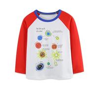 TCWWBB Boys Toddler Long Sleeve T-Shirt Kids Unisex Shirts Digger Dinosaur Car T-Shirts Tops Cotton Casual Tees Crewneck Winter Clothes Age 1-2 Years