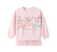 TCWWBB Girls Jumper Toddler Sweatshirt Dinosaur Unicorn Butterfly Dancing Jumpers Kids Unisex Tops Children Long Sleeve Cotton Pullover Outfits Casual Crewneck Winter Clothes Age 1-7 Years