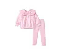TCWWBB Girls Kids Outfits Clothes Set Toddler Cute Unicorn Bunny Bowknot Birthday Print long Sleeve Cotton Shirt jumper Dresses Tops Leggings Trousers Pants 2 Piece Clothing Set Age 1-7 Years Old