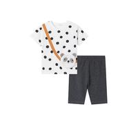 TCWWBB Toddler Girls Summer Short Outfits Clothes Set Kids Unicorn Bunny Animal Print Short Sleeve Cotton T-Shirt Dresses Tops and Shorts 2 Piece Crewneck Sleeveless Clothing Set Age 1-7 Years Old