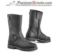 TCX Fuel Waterproof Black Boots CE Approved Touring City Motorcycle Boots