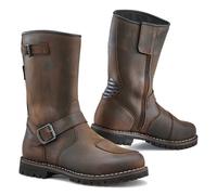 TCX FUEL WP BROWN WATERPROOF MOTORCYCLE BOOTS - SIZE 41 UK 7.5