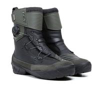 TCX INFINITY 3 MID WP WATERPROOF BLACK GREEN MOTORCYCLE ADJUSTABLE ANKLE BOOT