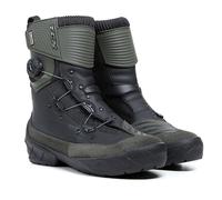 TCX INFINITY 3 MID WP WATERPROOF BLACK GREEN MOTORCYCLE ADJUSTABLE ANKLE BOOT
