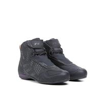 TCX Womens R04d Lady Waterproof Motorcycle Boots, Mesh Upper With Hot-Melt Coating, Zip And Velcro Closure, Black, 5 UK
