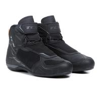 TCX RO4D WP BLACK WHITE WATERPROOF SHORT MOTORCYCLE MOTORBIKE ROAD SPORTS BOOTS