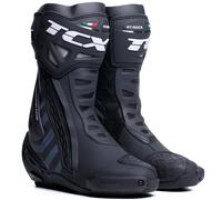 TCX RT-Race Motorcycle Boots - Black/Dark Grey 42C