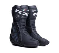 TCX RT Race Motorcycle Motorbike Boots Black / Dark Grey