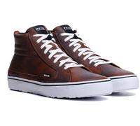 TCX Street 3 Waterproof Motorcycle Shoes, white-brown, size 42