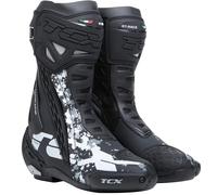 TCX RT-Race Motorcycle Boots, black-grey-white, size 41 for Men