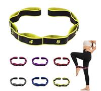 TCZDS Fitness Resistance Bands - Premium Latex Exercise, Ankle Straps for Full Body Workouts, Home Gym Strength Training & Yoga (Yellow)