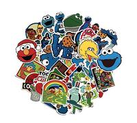 TD ZW 50Pcs/lot Sesame Street Stickers For Snowboard Laptop Luggage Car Fridge DIY Styling Vinyl Home Decor Stickers Pegatina