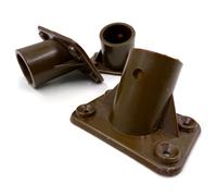 TDBS 3-Pack Plastic Broom Bracket, Heavy Duty, 1 1/8” Broom Head Bracket