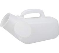 TDCHNDRO Portable Male Urinal for Adults - Male Urinal, Clear Plastic, 1200 Ml Spill Proof Device, Portable Urinal Bottle, Snap-On Lid