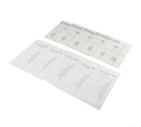 TDCuizent 10 Pieces Clean Filter Set for Series 40 50 90 and S300 S400 S500 S600 Canister Vacuum Cleaners High Efficiency Replacement Parts for Home Cleaning White