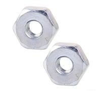 TDCuizent 10 Pieces M8 Guide Bar Nuts Replacement for MS 171 180 181 192T 211 231 250 251 291 311 361 362 381 391 440 441 461 660 Chainsaw Silver Metal 22mm Diameter 7mm Height Secure