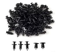 TDCuizent 100-Piece Plastic Fairing and Trim Panel Fastener Clip Kit for Honda for Rancher for Kawasaki for Brute Force for Suzuki for KingQuad for Polaris for Sportsman and More ATV/UTV Models