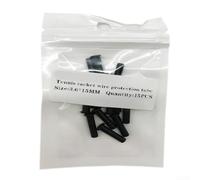 TDCuizent 15 Pack Tennis String Protection Tubes Nylon Wire Grommets for Racket Repair Single and for Double Hole Assorted Sizes Black Sports Accessories(3.6 * 15)