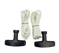 TDCuizent 2 Pack Recoil Starter Rope with Handle 5mm x 1.7m Pull Cord Assembly for Honda GX240 for GX270 for GX340 for GX390 GX610 GX620 and 173F 177F 182F 188F 190F Engines for Lawn Mower Pressure