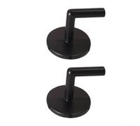 TDCuizent 2pcs Wall Mounted Metal Curtain Hooks - Stylish Decorative Drapery Holder For Window Panels Vintage Iron Tie Back With Sturdy Support No Drill Installation For Home Decor(Black)