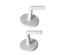 TDCuizent 2pcs Wall Mounted Metal Curtain Hooks - Stylish Decorative Drapery Holder For Window Panels Vintage Iron Tie Back With Sturdy Support No Drill Installation For Home Decor(White)