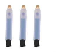 TDCuizent 3 Pack Copper Head Welding Brushes for Cleaning Welds Bead MIG MAG Cleaner Tool with Rubber Handle High Temp Resistant Wire Brush for Stainless Steel Preparation and Passivation(M8)