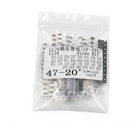 TDCuizent 300PCS LL34 Zener Diode Kit 0.5W 2V-39V Voltage Regulator 30 Values Assortment For SMD LED Supply Electronics Repair DIY Professional Use