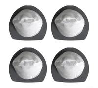 TDCuizent 4 Pack Replacement filter for Bissell 3-in-1 Turbo Lightweight Corded Vacuum Series High-Efficiency Fiber Cloth Filter Elements for Pet Hair and Dust Install Home Cleaning(4*Filter element)