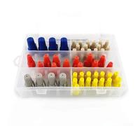 TDCuizent 50PCS Spiral Terminal Nut Connectors Assortment PP Insulated Wire for Secure Electrical Crimping HP11 to HP17 Compatibility Automotive and Home Wiring Kit
