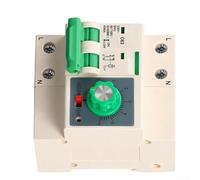 TDCuizent 63A 2-Pole Countdown Circuit Breaker with Digital Timer Switch 220V DIN Rail Mounting for Water Pumps and Industrial Equipment Overload and Short-Circuit Protection(Mechanical-6H)