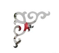 TDCuizent Acrylic 3D Mirror Wall Corner Stickers DIY Waist Line Decorative Wall Decals for Home Room Interior Peel and Reflective 10x10cm Modern Home Décor(2 Silver)